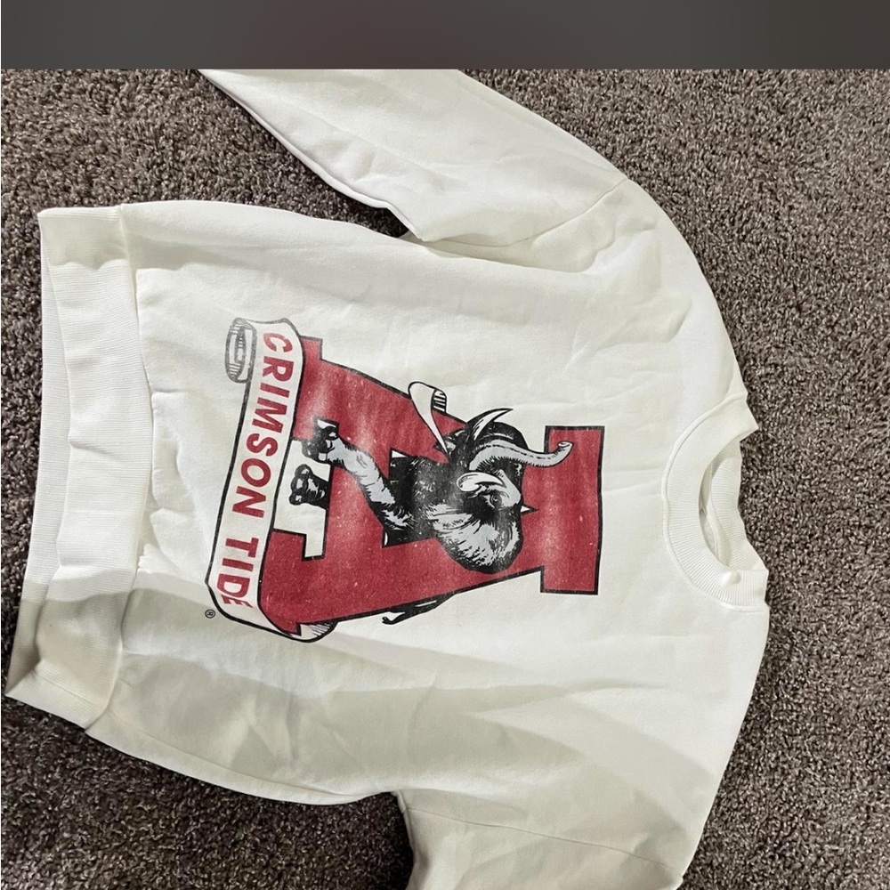 Carhartt Kids White and Red Graphic Sweatshirt
